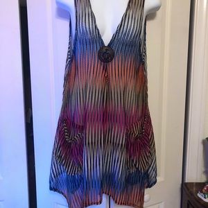 Beautiful blouse. Multi color . One size.